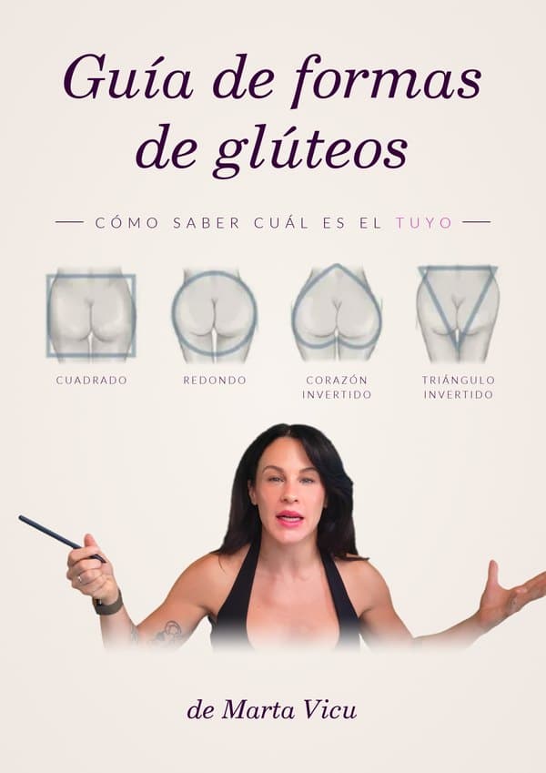 Portada de la Guía de formas de glúteos, de Marta Vicu
